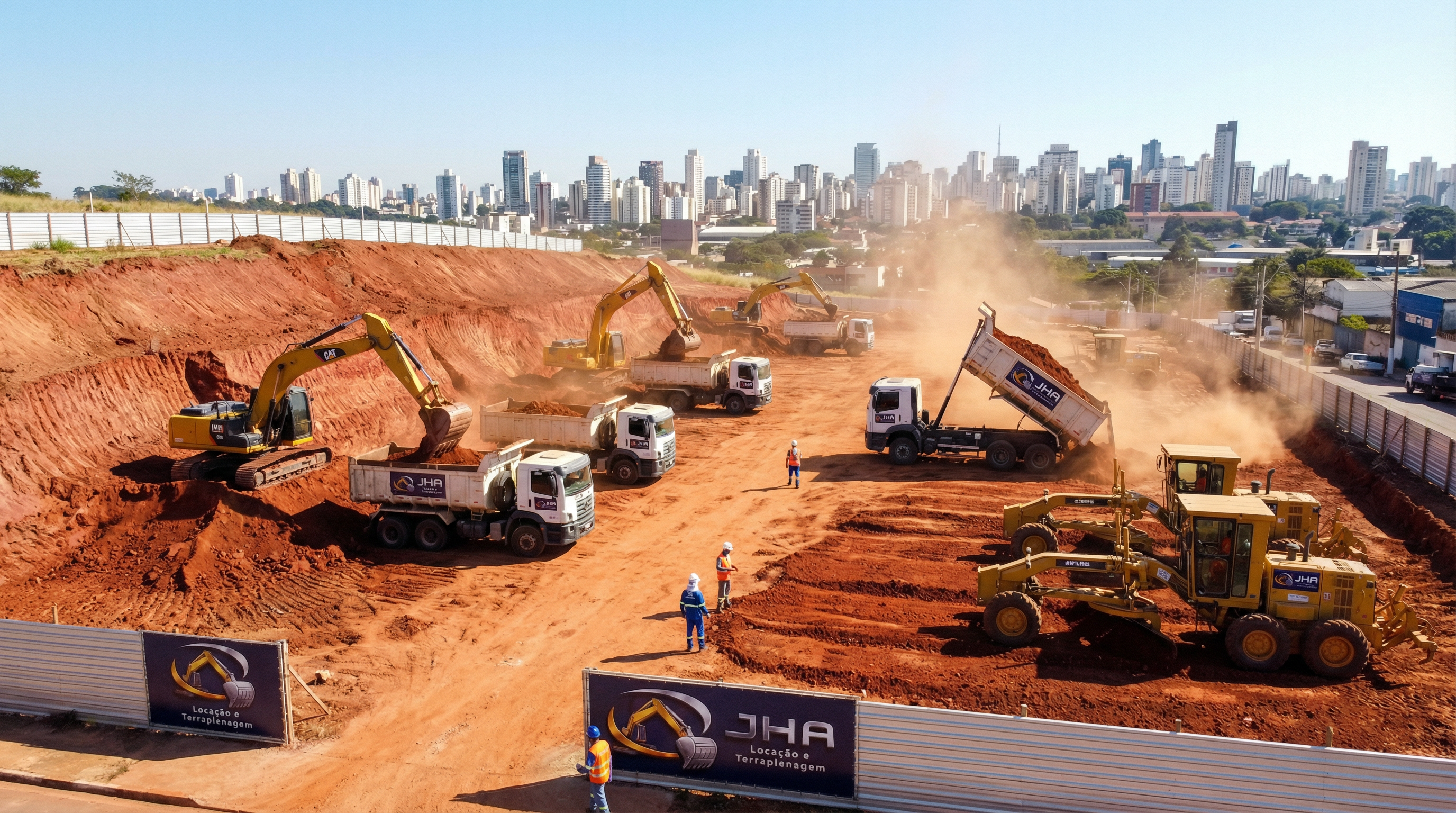 Corte e Aterro de Terreno em São Paulo